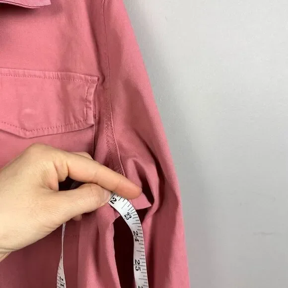 Sanctuary dusty mauve pink Shacket field anorak utility jacket - Picture 7 of 9